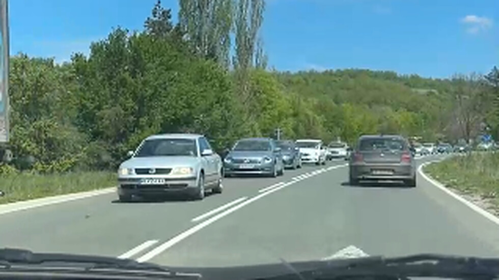 Следпразнично задръстване към София